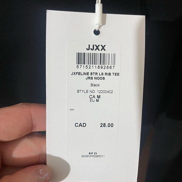 🆕Ribbed Crop long sleeve (New) - Picture 4 of 4